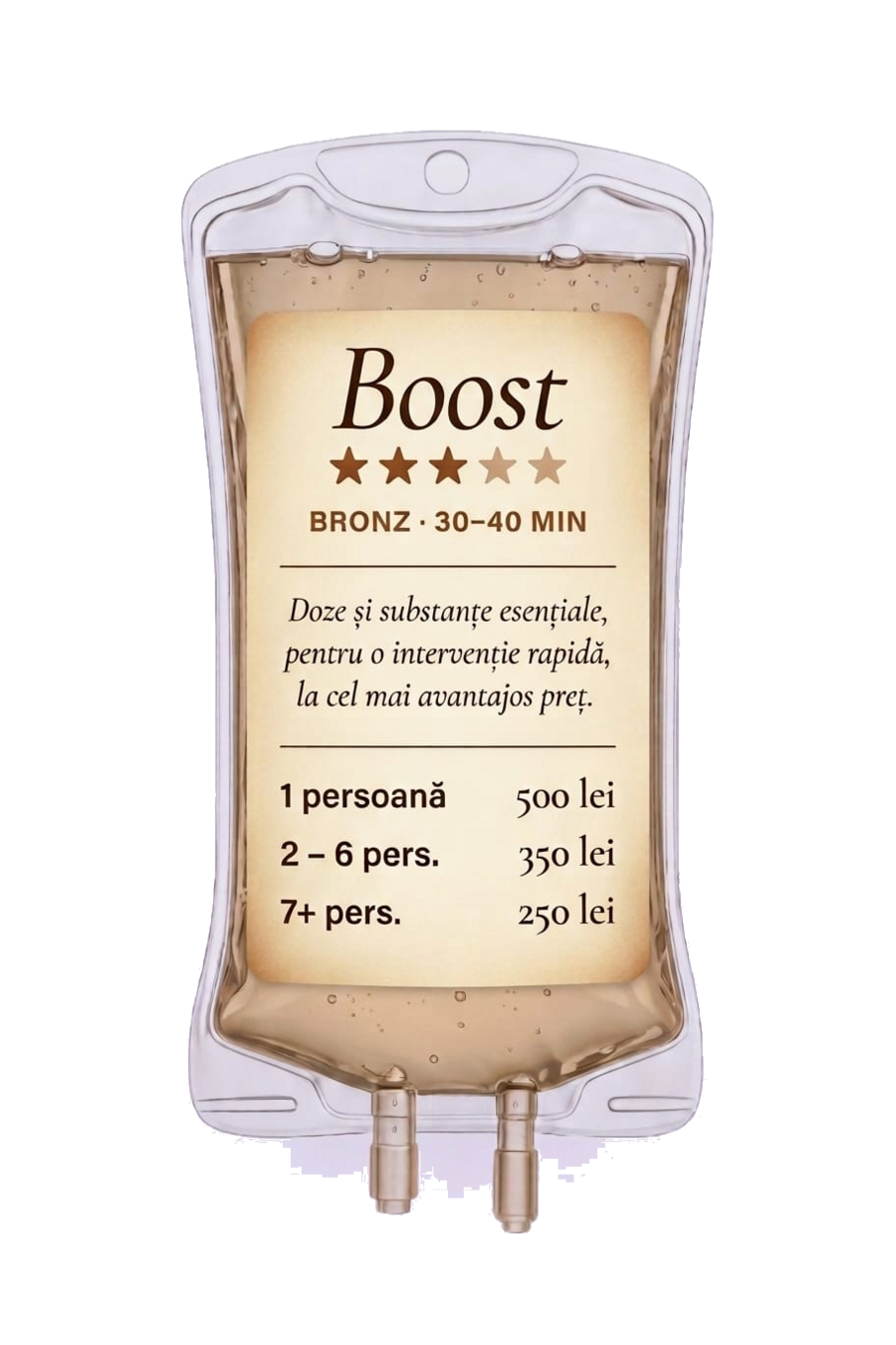 Boost — Bronz · 30–40 min — 500 lei