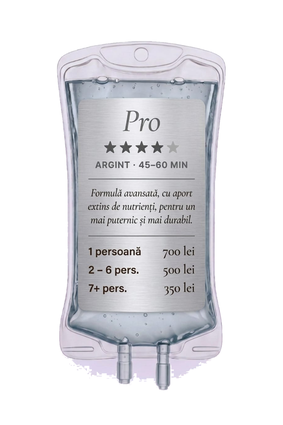 Pro — Argint · 45–60 min — 700 lei