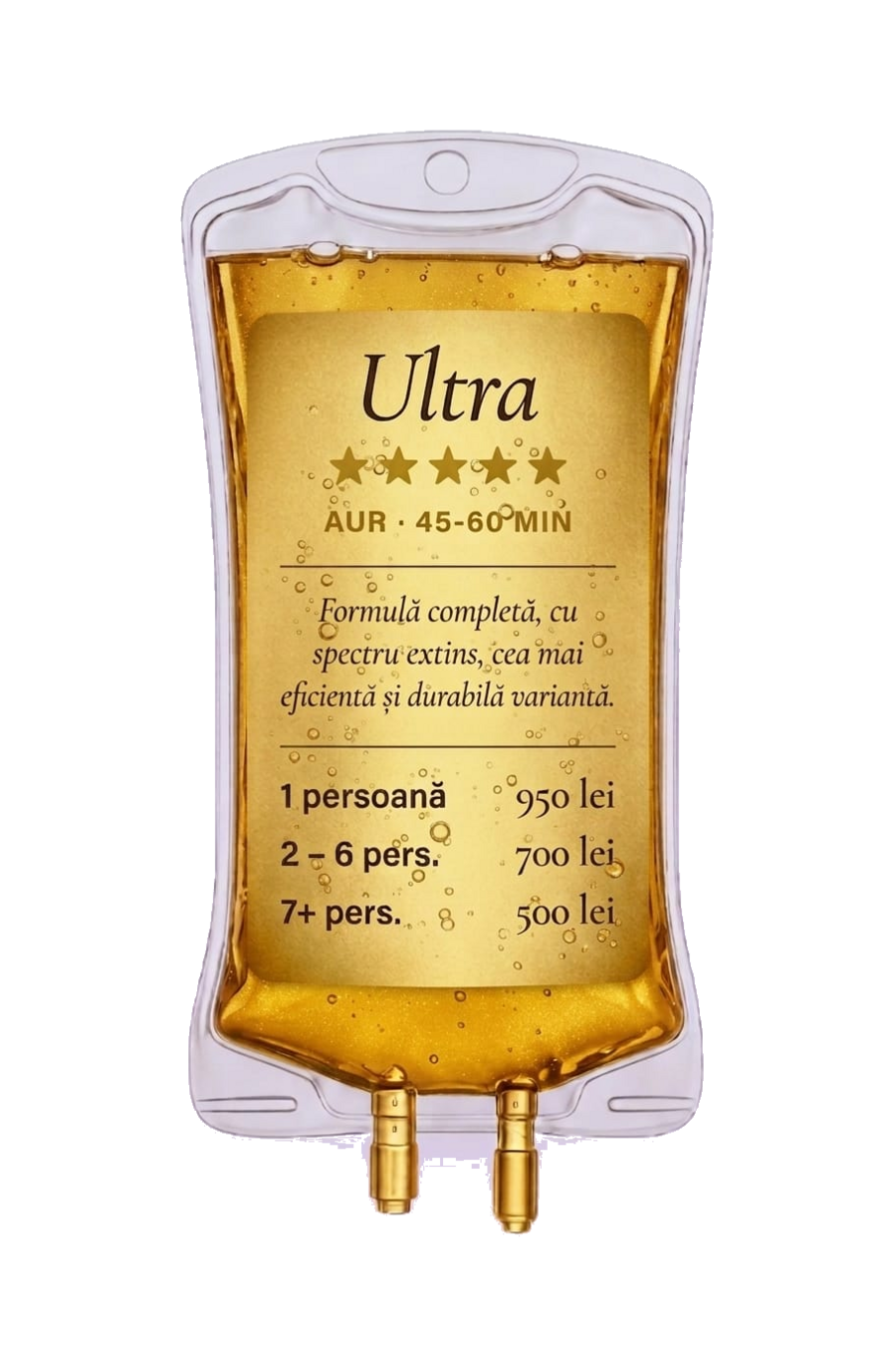 Ultra — Aur · 45–60 min — 950 lei